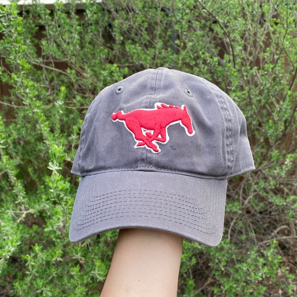 SMU Mustangs Garment-Washed Cotton Twill Hat by Legacy